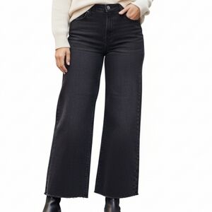 Old Navy Black Wide Leg High-Rise Jeans
